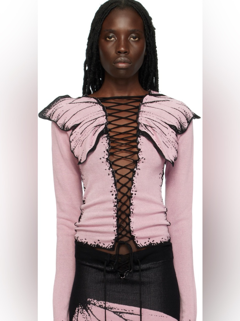 1Xblue exclusive pink butterfly cardigan - Picture 4 of 9